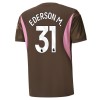 Camisetas Manchester City Ederson 31 Portero Primera 2024-25 - Hombre